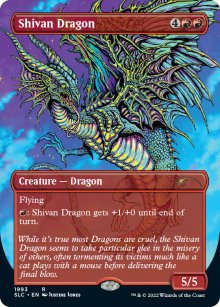 Shivan Dragon - Secret Lair 30th Anniversary Countdown Kit
