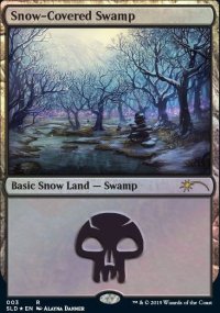 Snow-Covered Swamp - 
