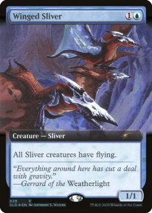 Winged Sliver - Secret Lair