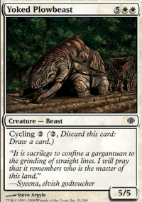 Yoked Plowbeast - Shards of Alara