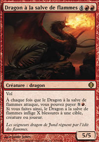 Dragon à la salve de flammes - 
