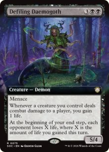 Defiling Daemogoth - Secrets of Strixhaven Commander Decks