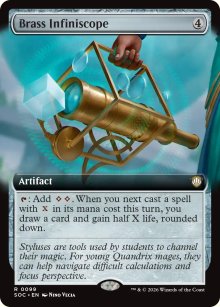 Brass Infiniscope - Secrets of Strixhaven Commander Decks
