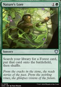 Nature's Lore - Secrets of Strixhaven Commander Decks