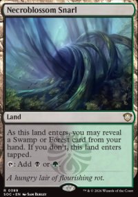 Necroblossom Snarl - Secrets of Strixhaven Commander Decks