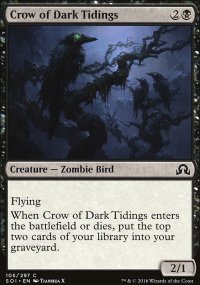 Crow of Dark Tidings - Shadows over Innistrad