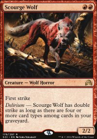 Scourge Wolf - Shadows over Innistrad