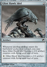 Glint Hawk Idol - Scars of Mirrodin