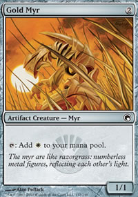 Gold Myr - Scars of Mirrodin