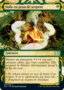 Voile en peau de serpent - 
