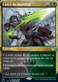 Lance de mortalit - 