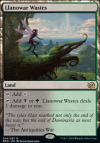 Llanowar Wastes 1 - The Brothers War