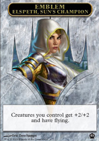 Emblem Elspeth, Sun's Champion - Theros