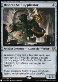Auto-rplicateur de Mishra - The List