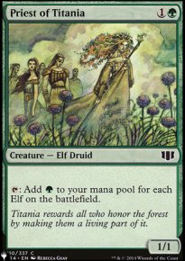 Prtresse de Titania - The List