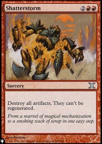 Tempte fracassante - The List