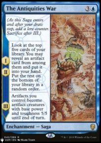 La Guerre des Antiquits - The List