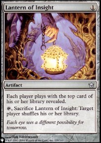 Lanterne de perspicacit - The List