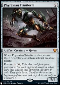 Triniforme phyrexian - The List