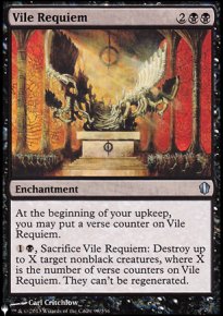 Vile Requiem - The List