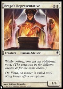 Brago's Representative - The List