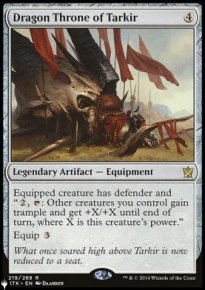 Trne draconique de Tarkir - The List