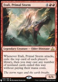 Etali, Tempte primordiale - The List