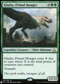 Ghalta, Primal Hunger - The List