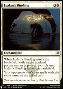 Entrave d'Ixalan - The List