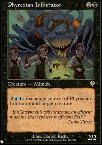 Phyrexian Infiltrator - The List