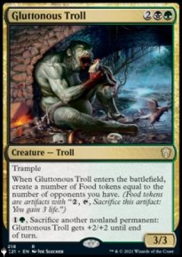 Troll glouton - The List