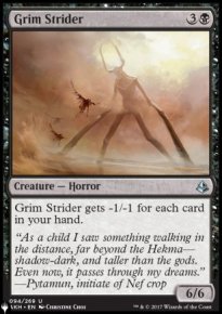 Enjambeur sinistre - The List