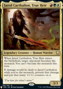 Jared Carthalion, vritable hritier - The List