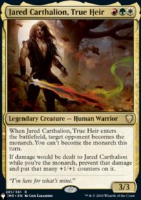 Jared Carthalion, vritable hritier - 