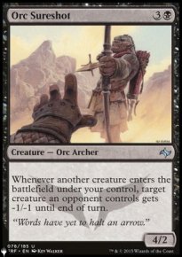 Buteur orque - The List