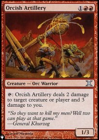 Artillerie orque - The List