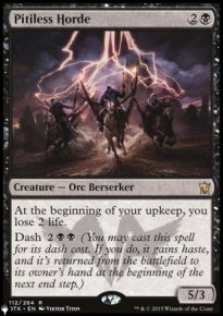 Horde impitoyable - The List