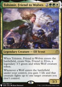 Tolsimir, ami des loups - The List