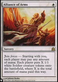 Alliance des armes - The List
