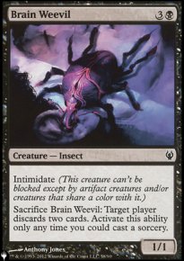 Brain Weevil - The List