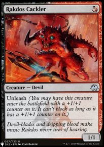 Caqueteur rakdos - The List
