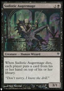 Vrillemage sadique - The List