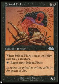 Spined Fluke - The List