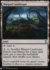 Warped Landscape - The List