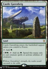Chteau Garenbrig - The List