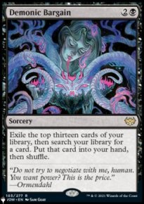 Demonic Bargain - The List