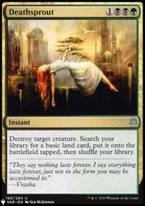 Bourgeonnement de mort - The List