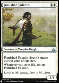 Paladin affam - The List