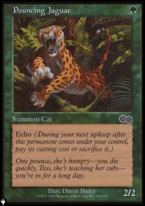 Jaguar bondissant - The List