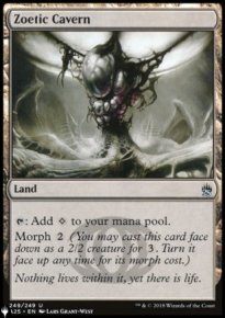 Caverne zocite - The List